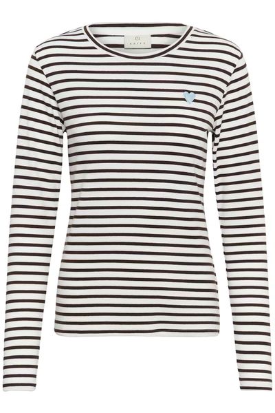 Hovedbilde KA Liddy T-shirt, Chalk/Brown