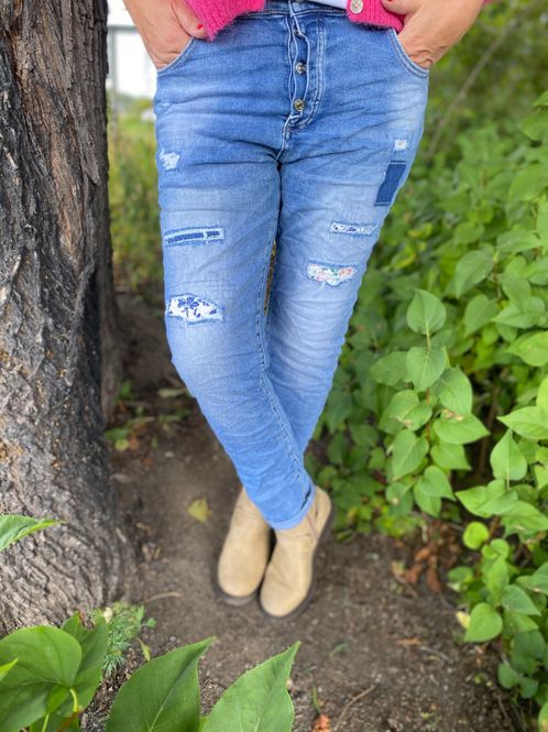 Hovedbilde Massimo Jeans med lapper