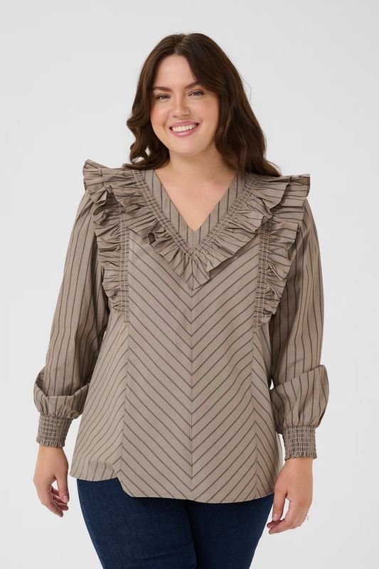 KC Jerria bluse, morel/black coffee