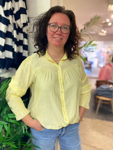 Hovedbilde Millie bluse, lys gul