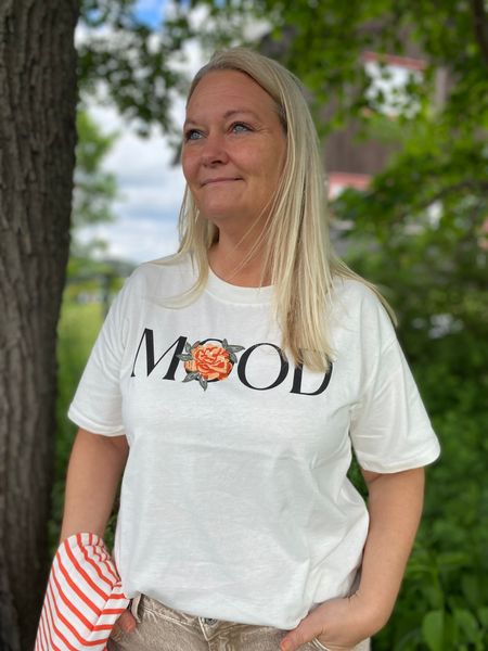 Hovedbilde KA Alba T-skjorte, Chalk/mood