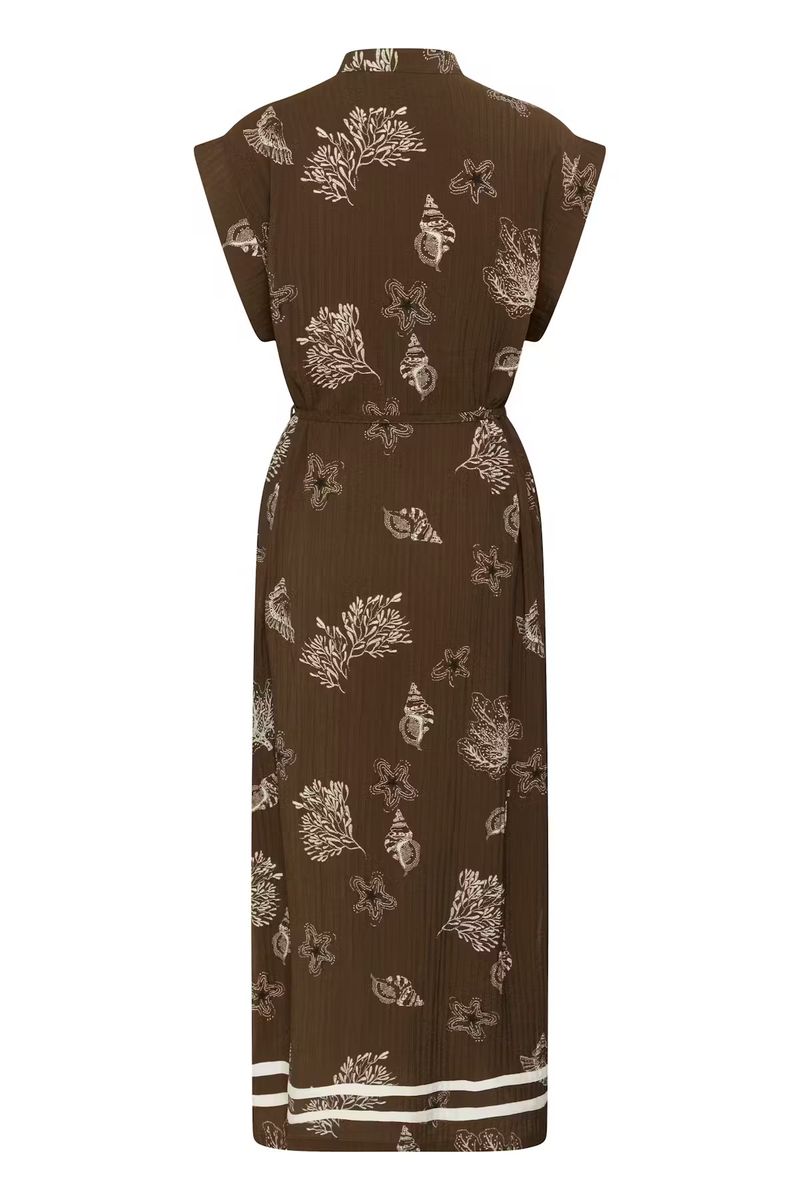 Rosashell SZ kjole, fugde/sea shell/brown