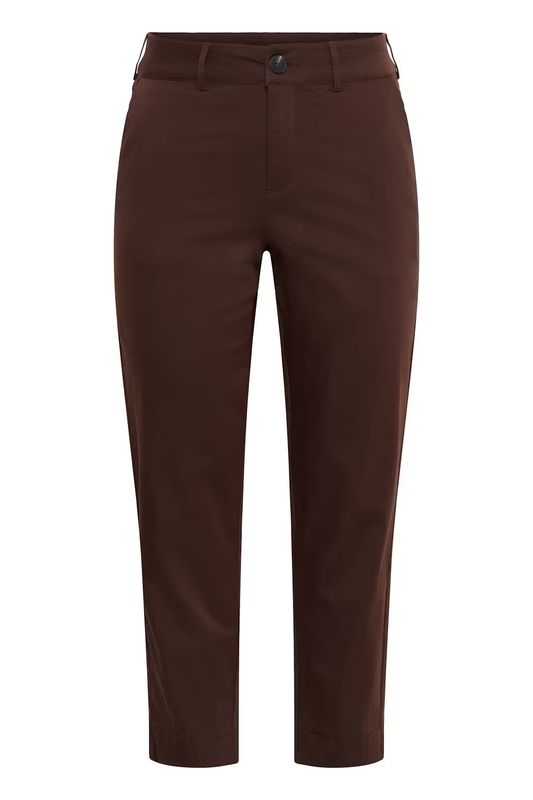 KC Leana Chinos 7/8 Pants, Coffee bean