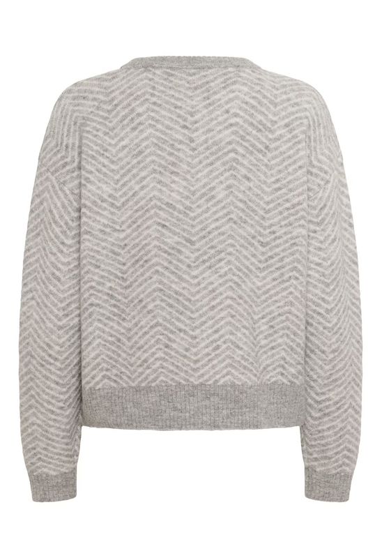 KA Bitzy Pullover, Grå/kalk