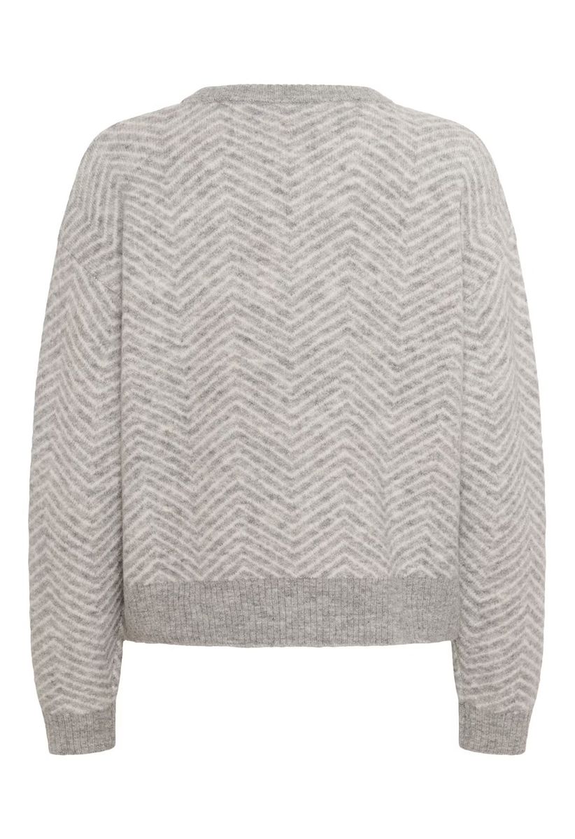 KA Bitzy Pullover, Grå/kalk