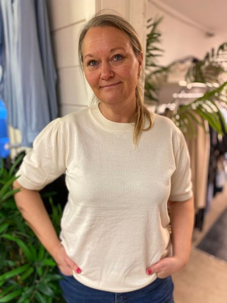 Hovedbilde Mila SZ Pullover, kort erme, beige