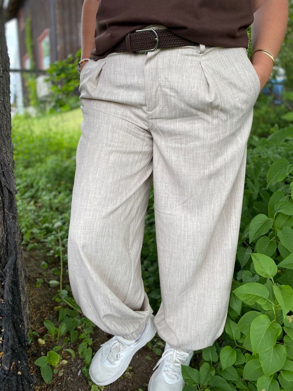 KA Omila Harem Pants, Feather Gray Melange