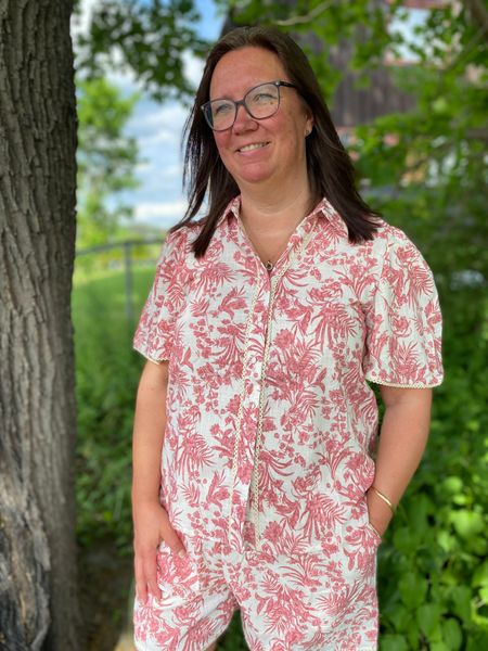 Hovedbilde Bianca topp, bringebær/sand