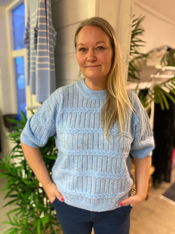 KA Monia Pullover, Powder Blue Melange
