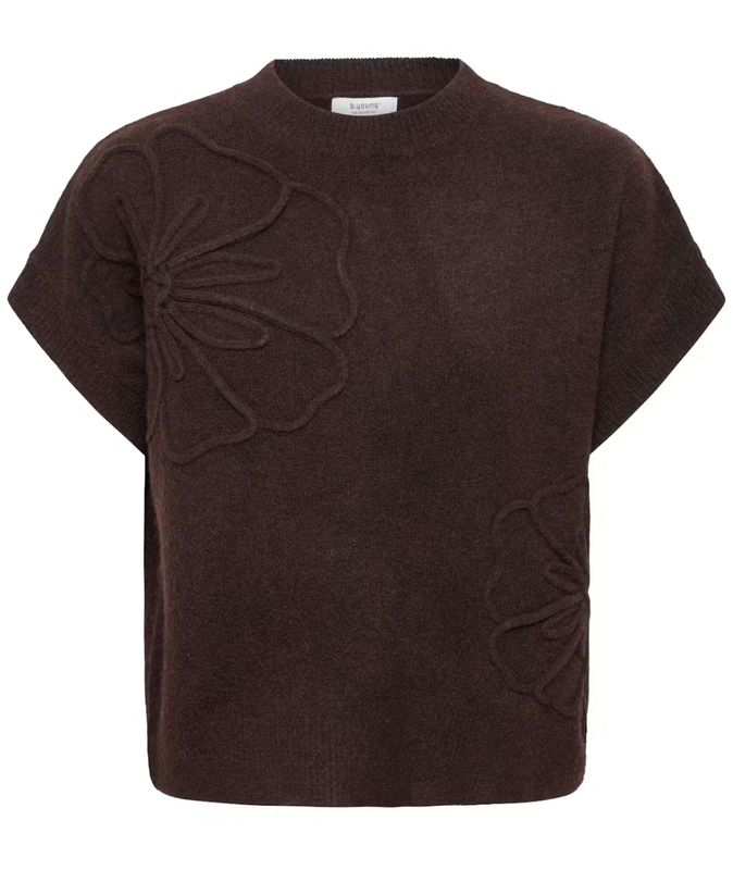 BY omea vest/slipover - java melange/brun