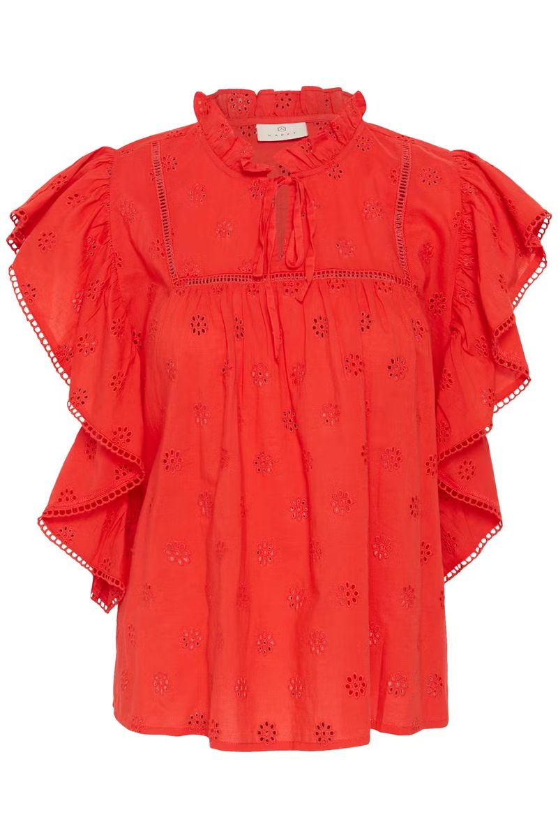 KA Fiona bluse, Poppy Red