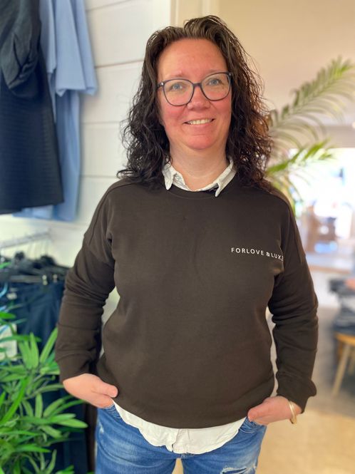 Hovedbilde Lovelux genser, mørk brun
