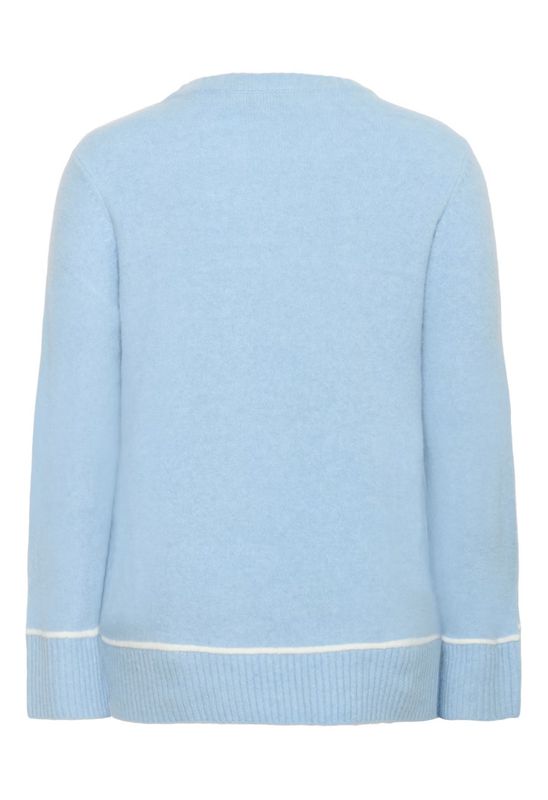KC Jina Pullover, Powder Blue Melange