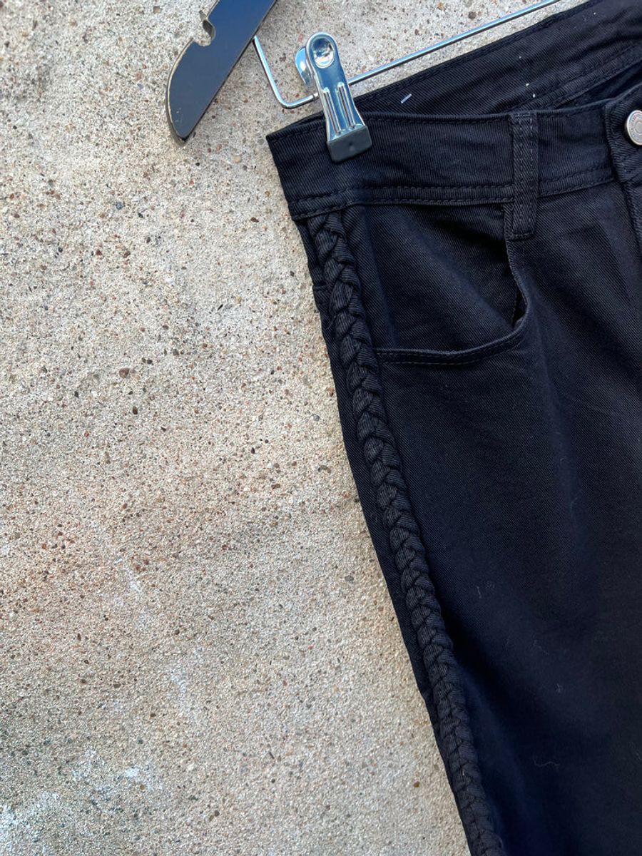 Jeans Wide leg, svart