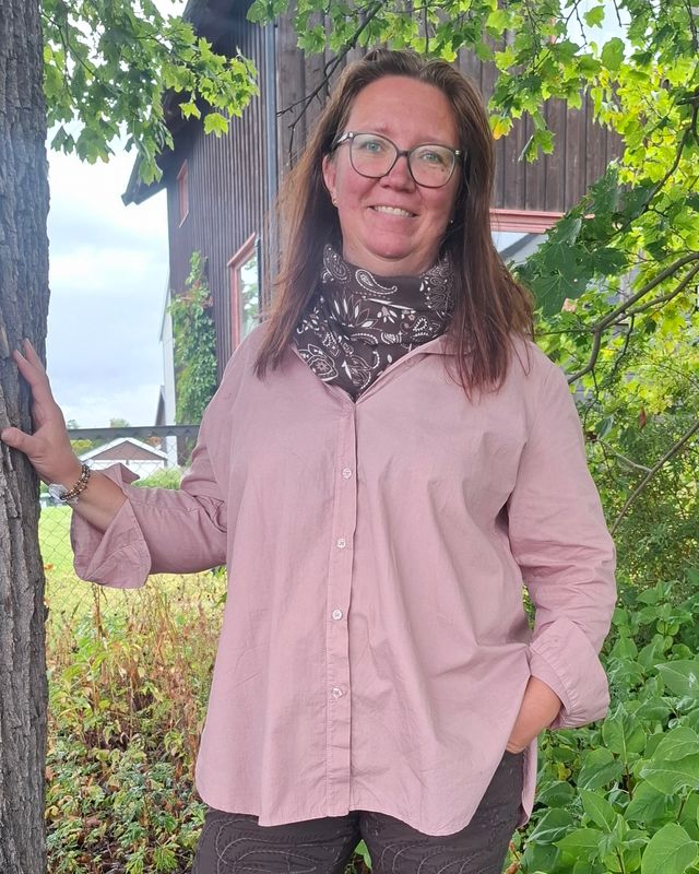 Helga Oversized skjorte, gammelrosa